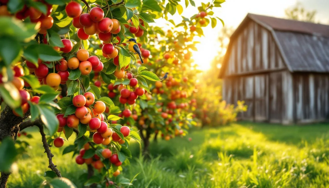 Ogrodnik ujawnia, jak hybrydowe drzewa owocowe przyciągają ptaki do sadu