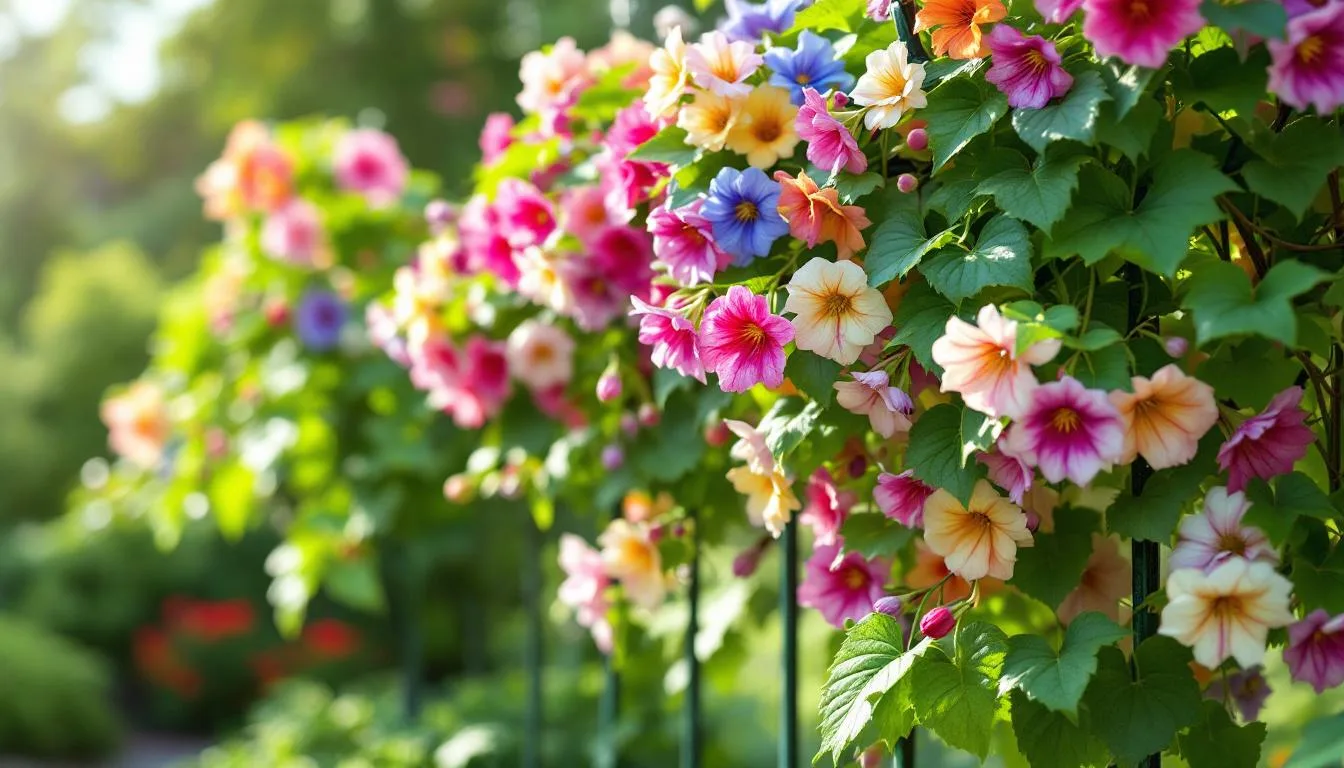 Ogrodnik ujawnia, jak ta pnąca roślina kwitnie przez cały rok