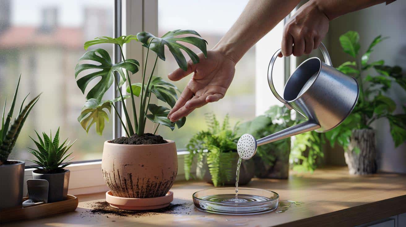 Ogrodnik wyjaśnia jak podlewać rośliny doniczkowe aby nie gniły korzenie