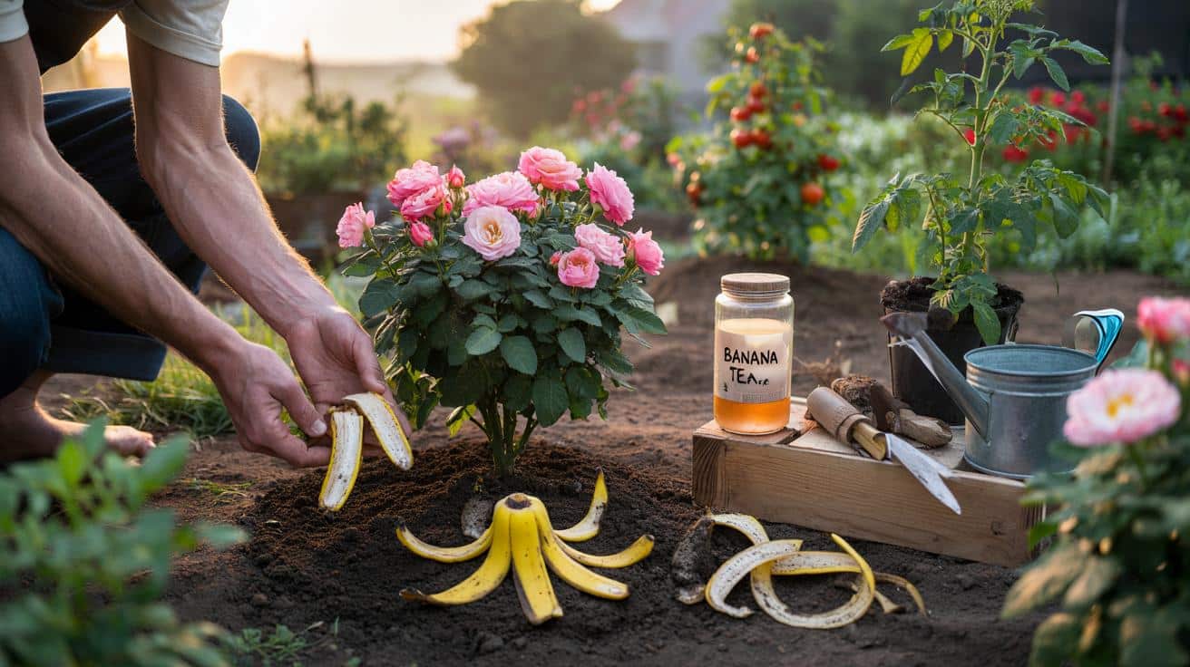 Ogrodnik zdradza jak wykorzystać skórki banana jako naturalny nawóz