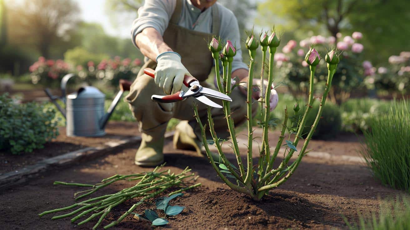 Ogrodnik zdradza prosty sposób na wiosenne cięcie róż. Efekt zaskakuje
