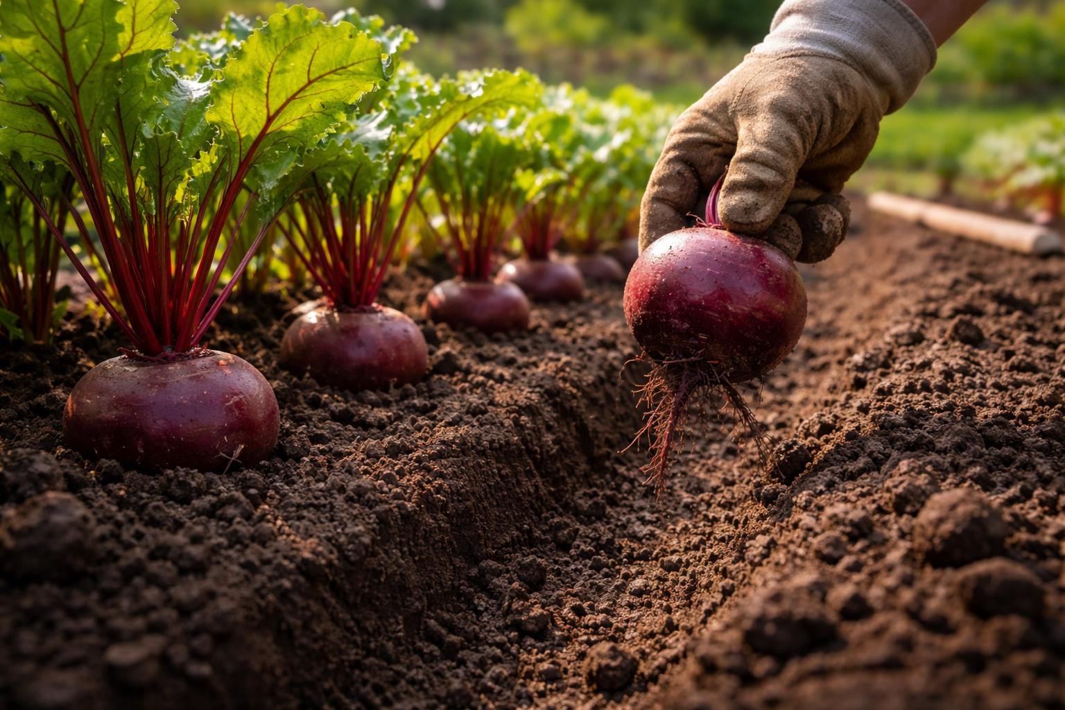 Okrągłe, jędrne buraki z jednego prostego triku w grządce