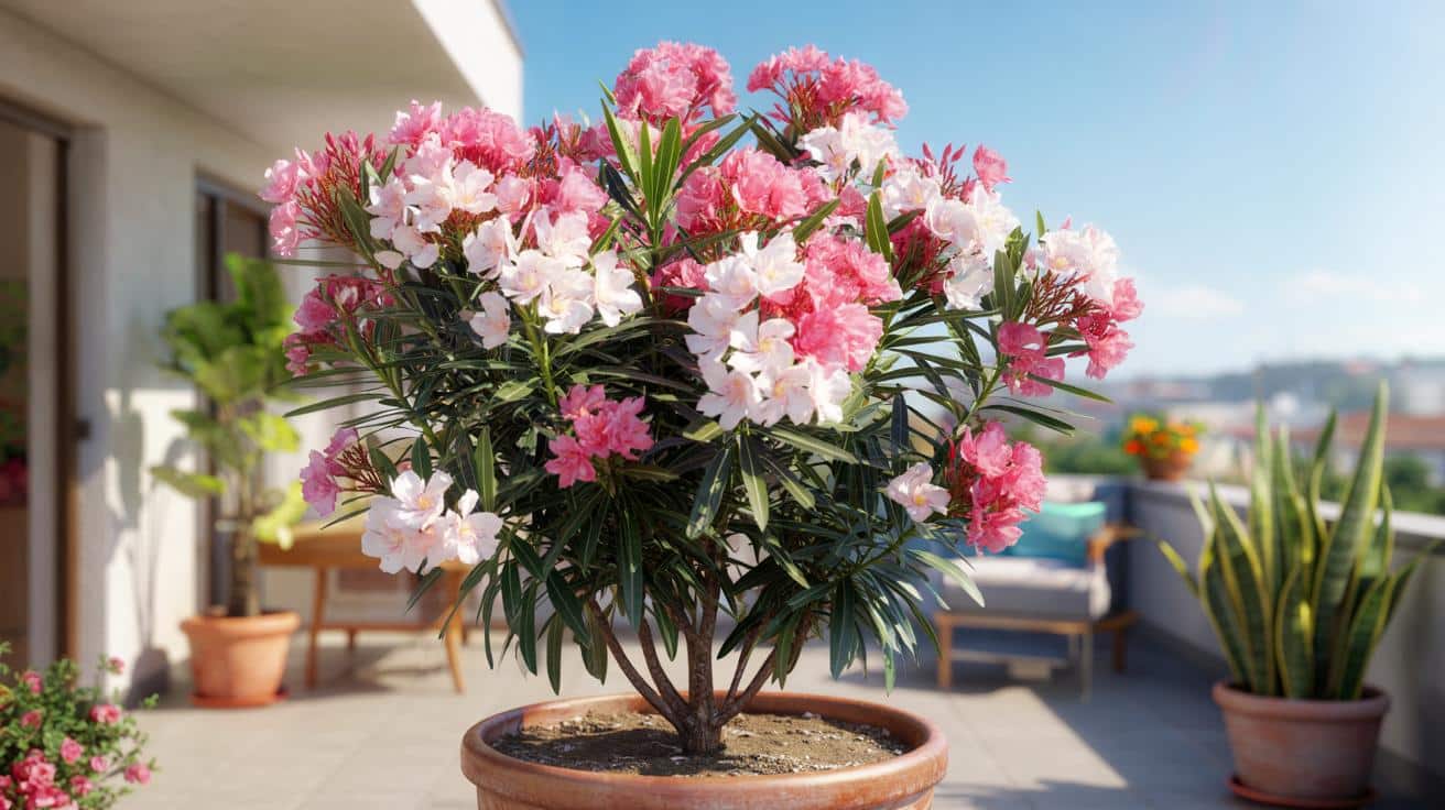 Oleander jak z wakacji: jedna zasada, dzięki której zakwitnie jak szalony latem