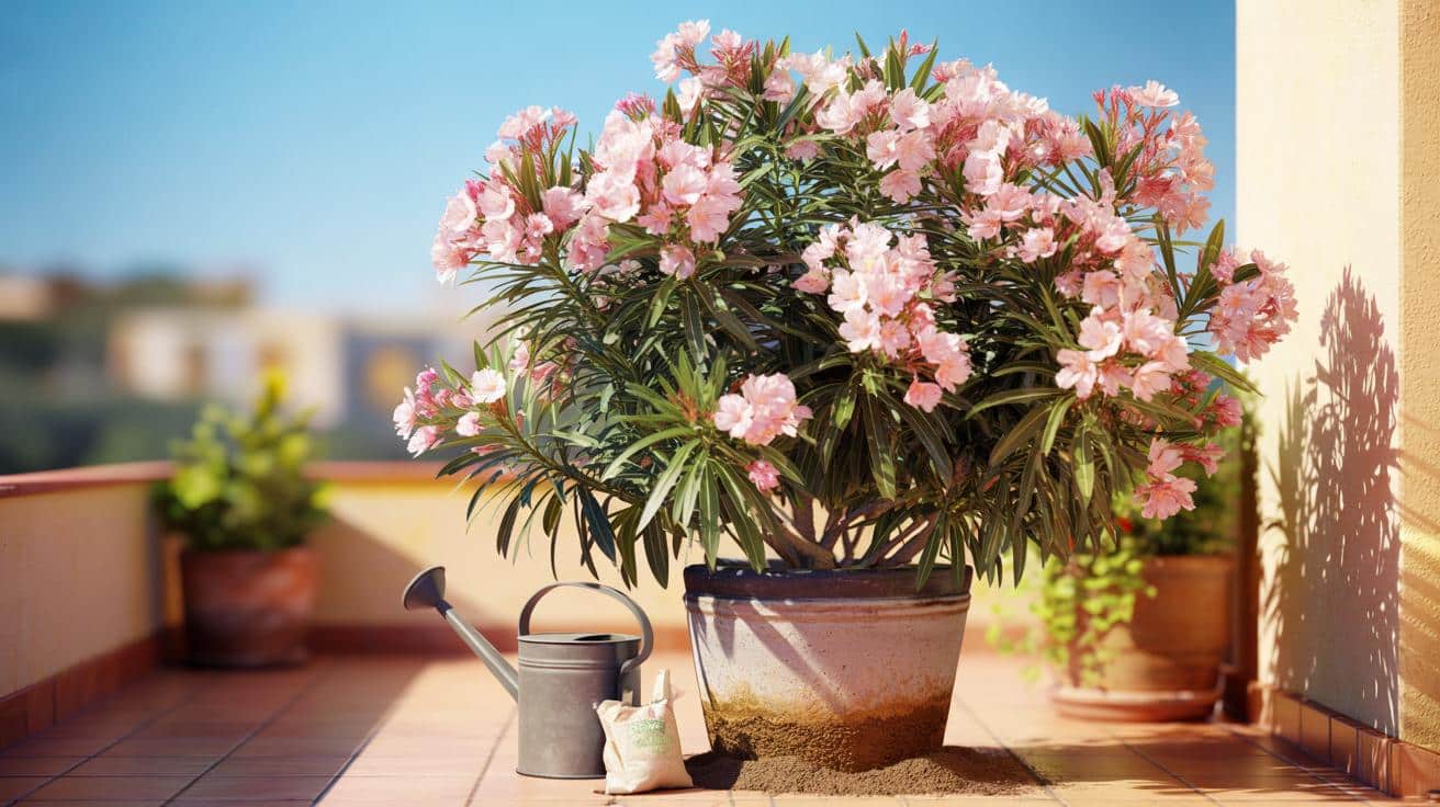 Oleander obsypany kwiatami całe lato: jedna zasada zmienia wszystko