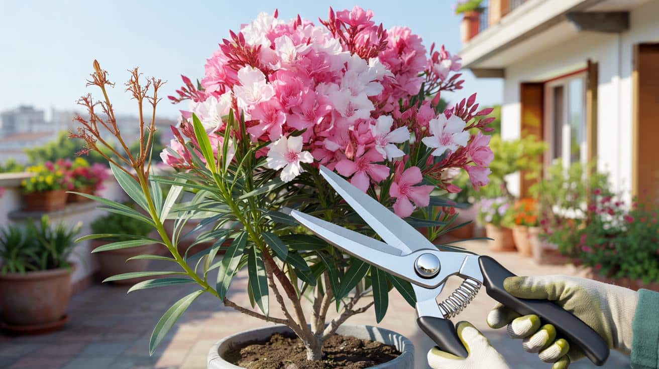 Oleander obsypany kwiatami latem: jeden trik do zrobienia w kwietniu