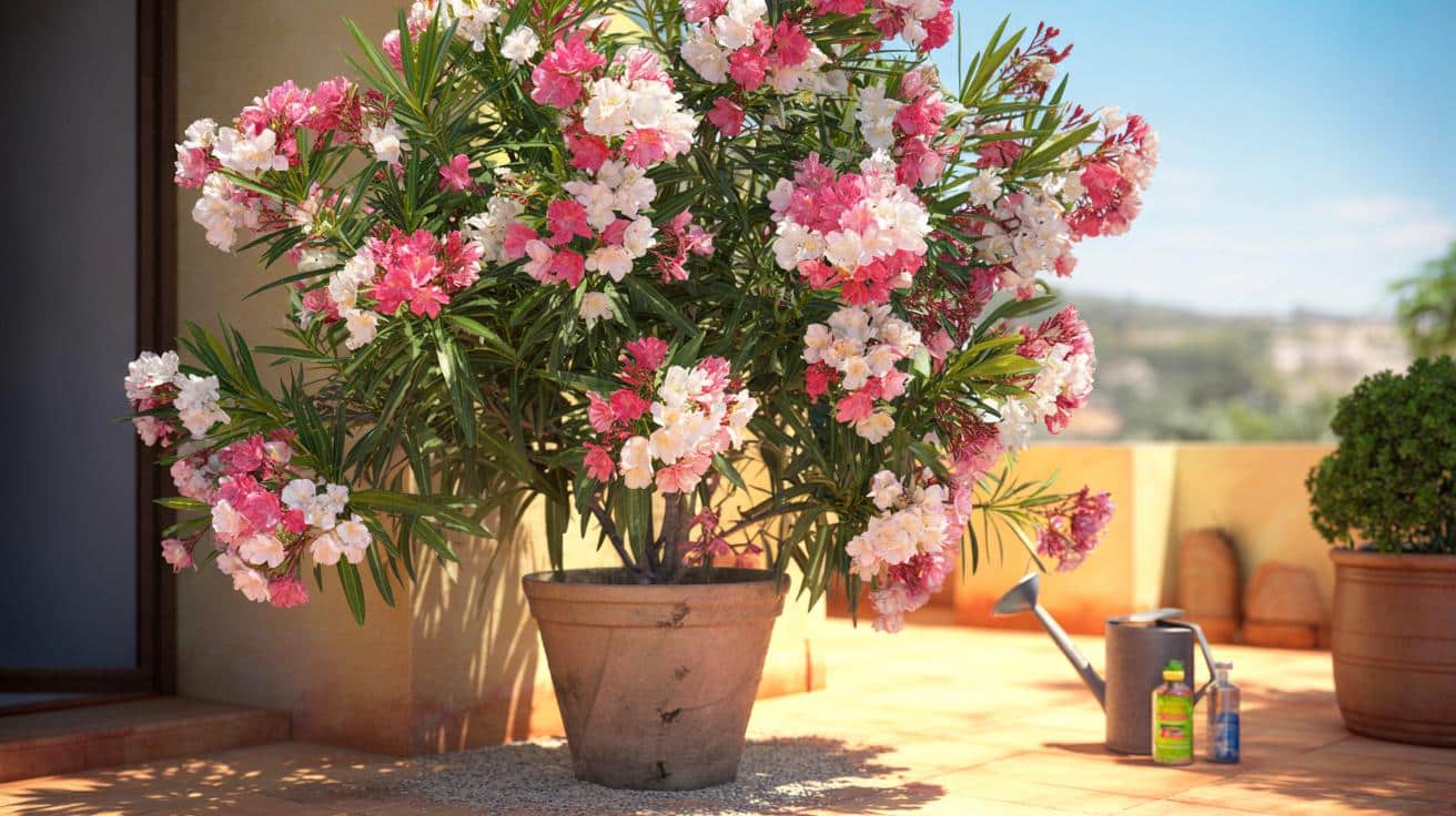 Oleander pełen kwiatów całe lato: jedna zasada zmienia wszystko