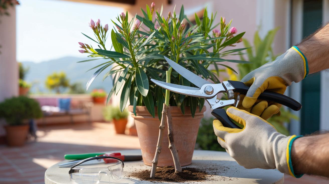 Oleander richtig schneiden: Der Frühjahrs-Trick für Blüten bis in den Herbst