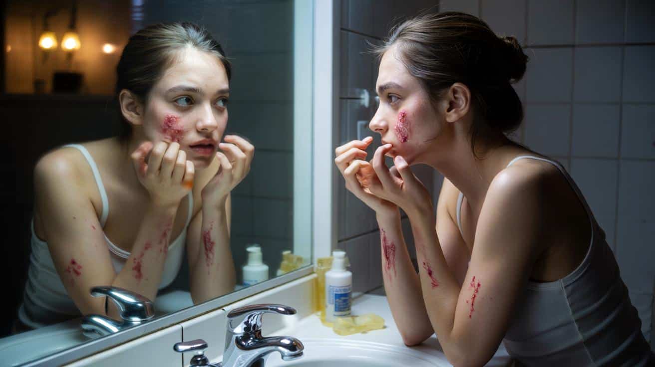 Ona drapie skórę do krwi po 4 godziny dziennie. Ten cichy nałóg dotyczy co 50. osoby