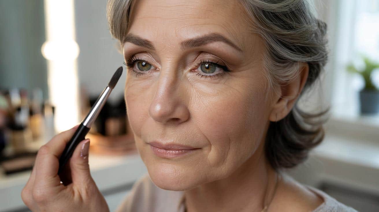 Opadające powieki po 50.? 4 triki z makijażem, które wizualnie je unoszą