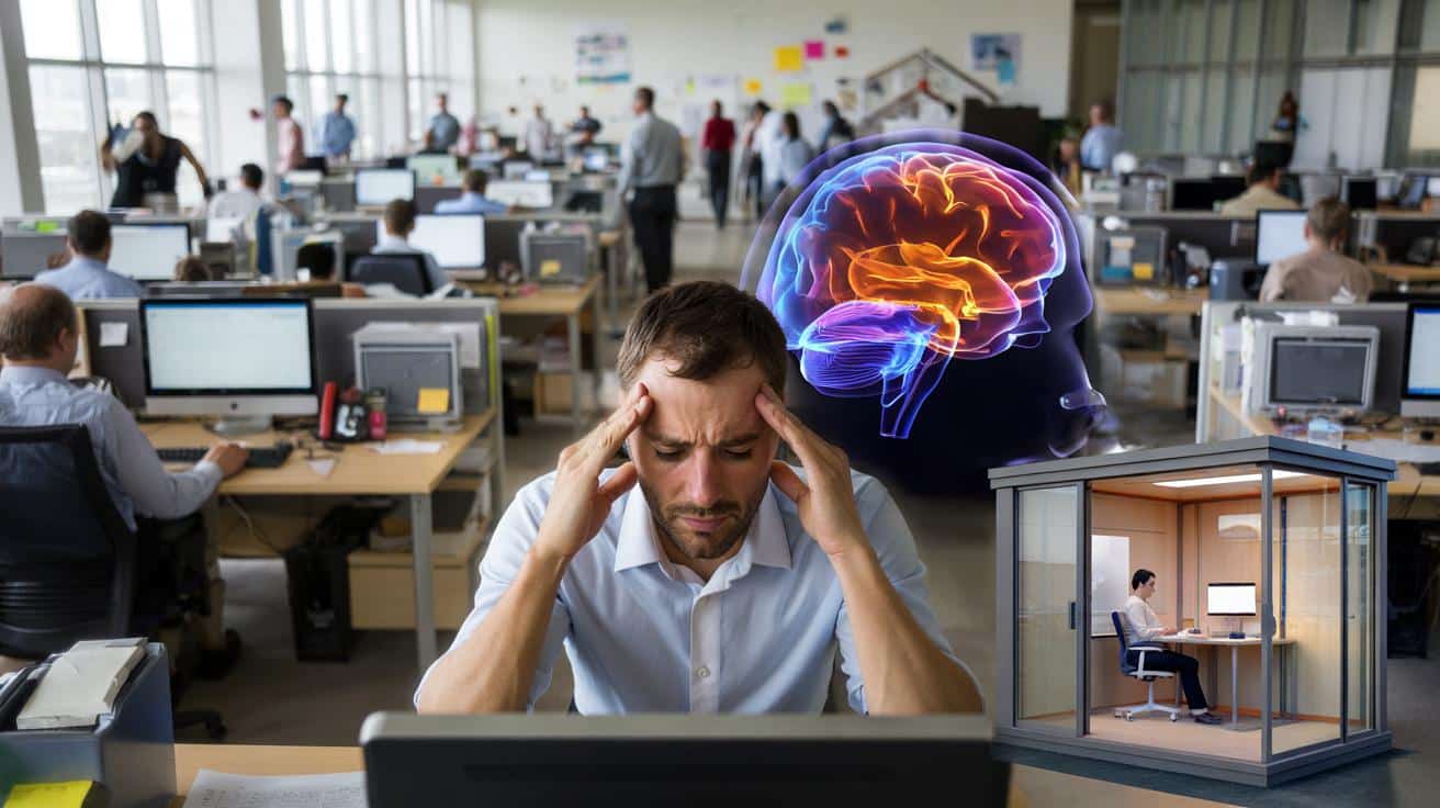 Open space wykańcza mózg? Naukowcy pokazują, co dzieje się w głowie