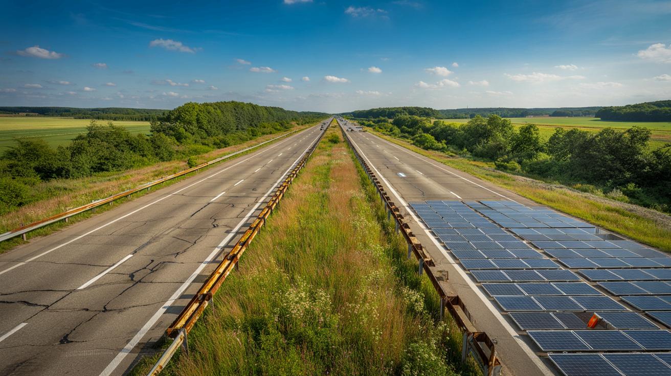 Opuszczona autostrada w sercu Niemiec: kiedyś ruchliwa, dziś zarasta trawą