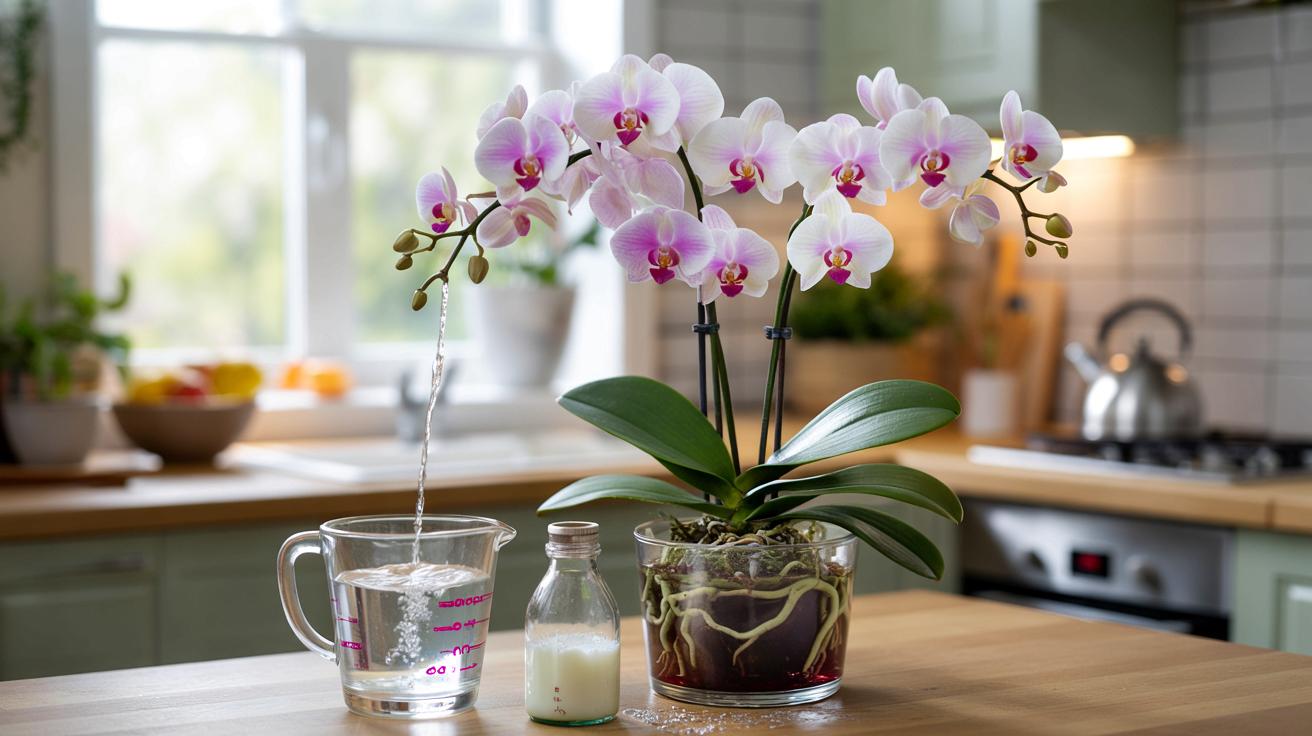 Orchidea w kwiatach przez cały rok? Prosta sztuczka z domowej kuchni