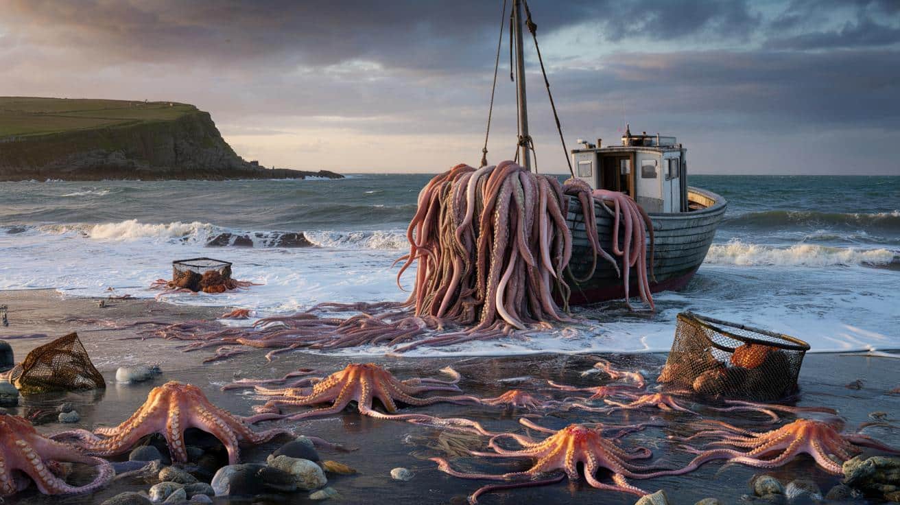 Ośmiornice szturmują angielskie wybrzeże. Nowy drapieżnik pożera wszystko