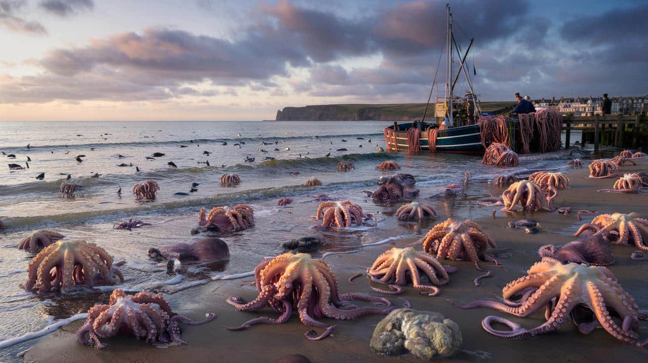 Ośmiornice szturmują wybrzeże Anglii. Naukowcy mówią wprost: to inwazja
