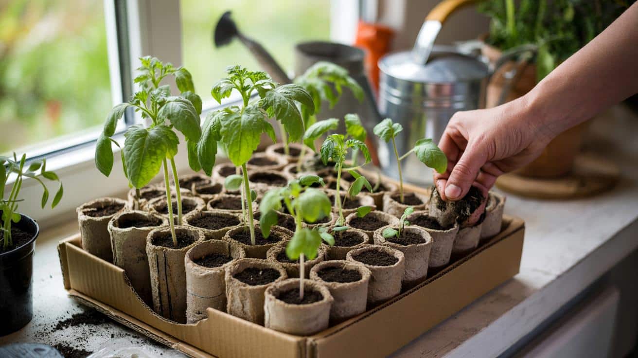 Oszczędny ogrodnik zdradza trik z rolkami po papierze: sadzonki rosną jak szalone