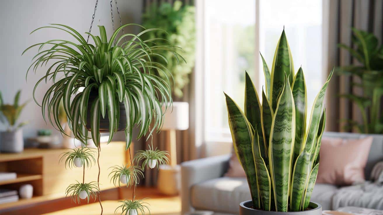 Pająk czy wąż? Różnice między spider plant a snake plant