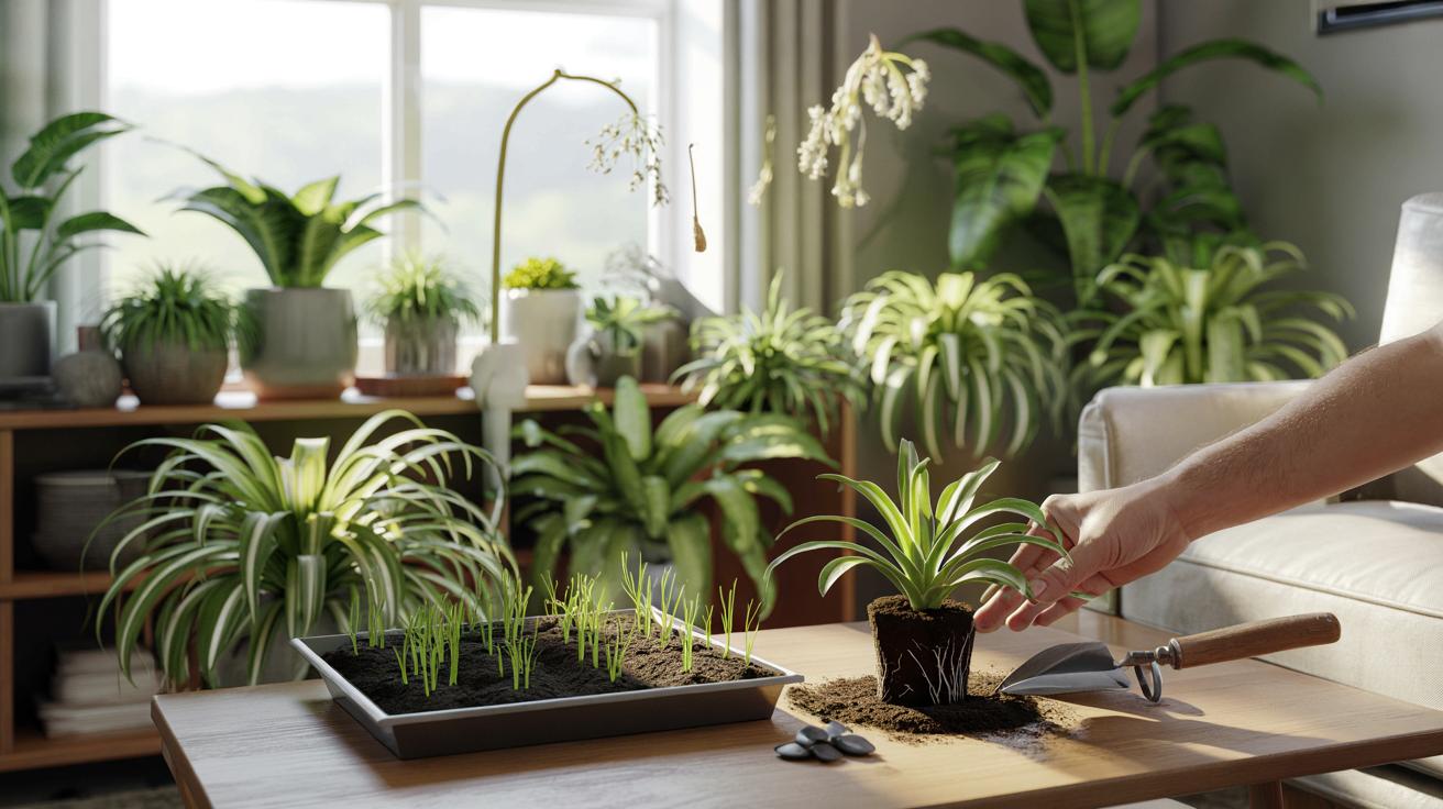 Pająk zielony z nasion: wolny start, spektakularna kolekcja w salonie