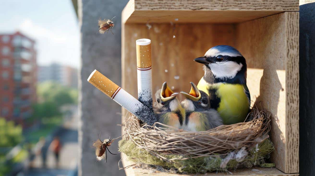 Papierosy w ptasich gniazdach: toksyczna tarcza przed pasożytami?