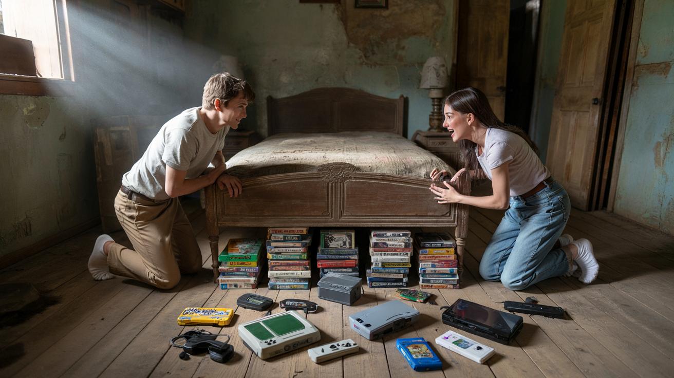 Para kupuje starą chałupę, a pod łóżkiem trafia na skarb dla fanów Game Boya