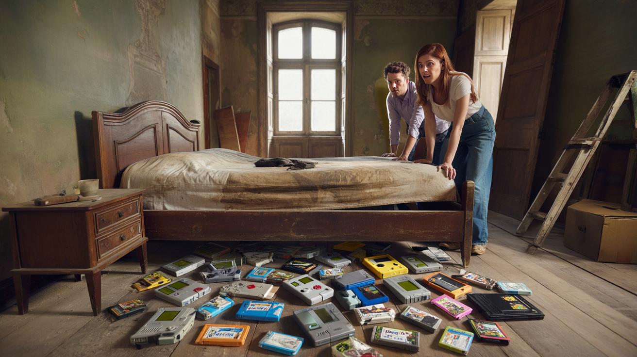Para kupuje starą willę, a pod łóżkiem trafia na skarb dla fanów Game Boya