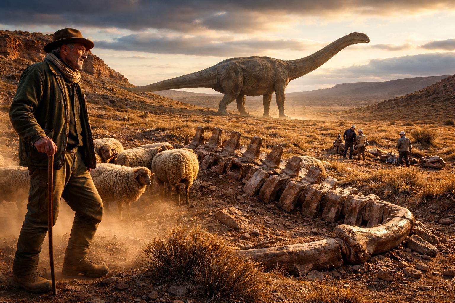 Pasterz z Patagonii natknął się na olbrzymiego dinozaura. Naukowcy są zaskoczeni