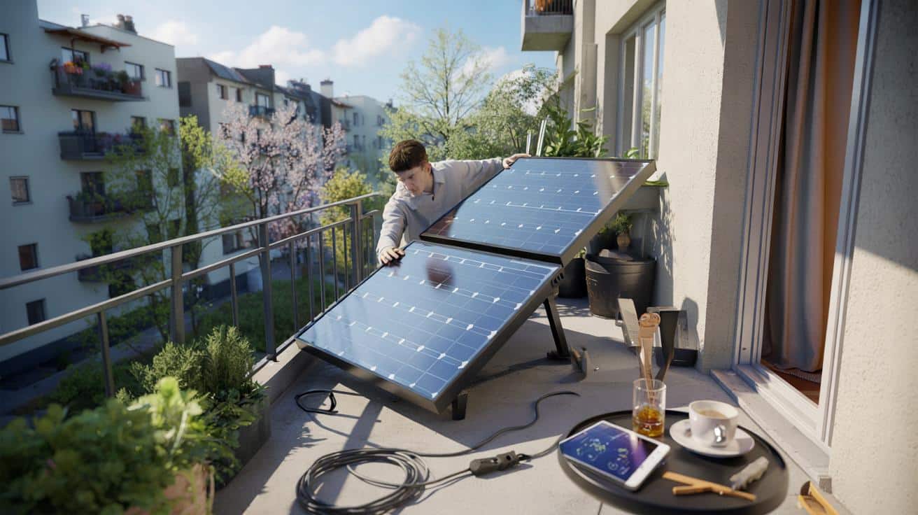 Pięć kroków, by balkonowa elektrownia słoneczna dawała więcej prądu wiosną