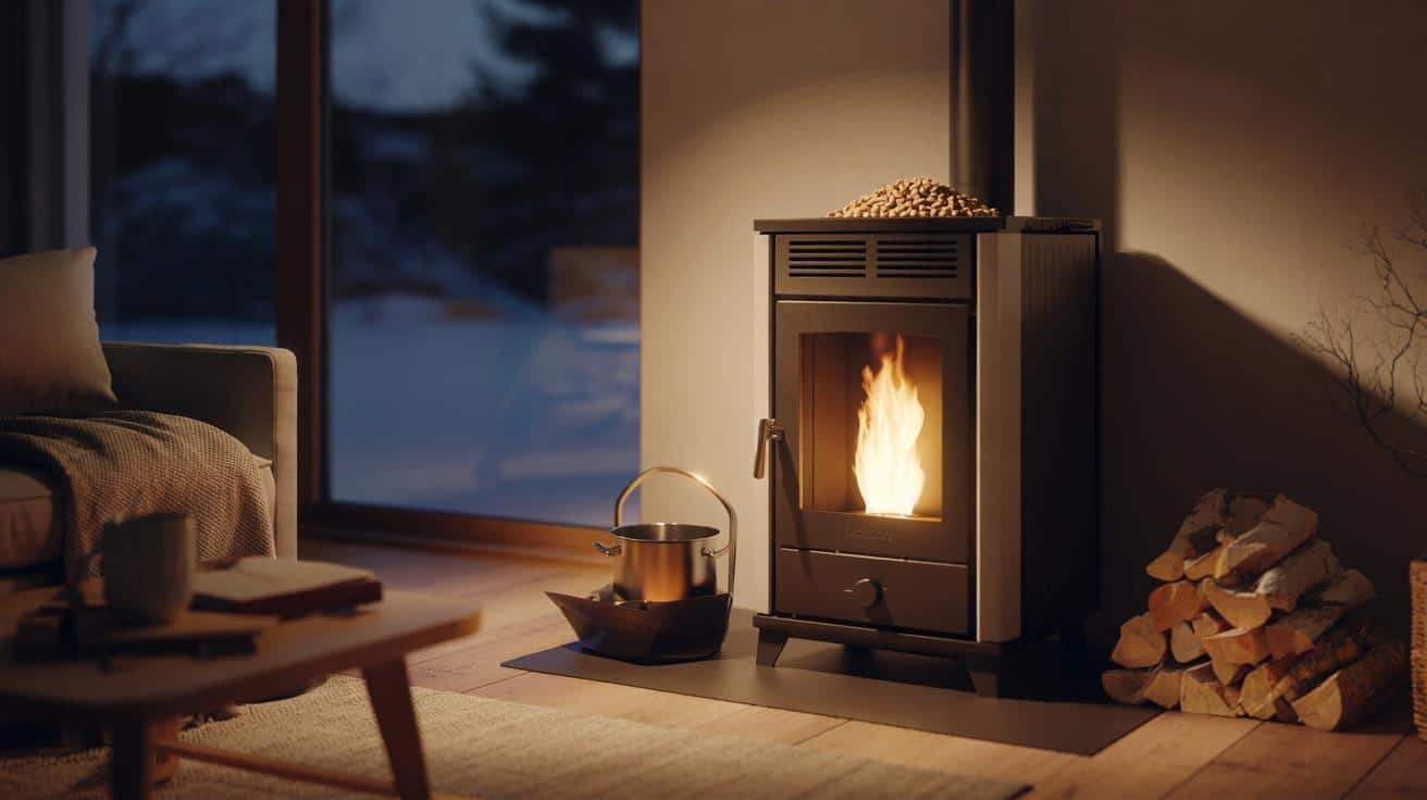 Piece na pellet bez prądu: dlaczego coraz częściej zastępują kominki?