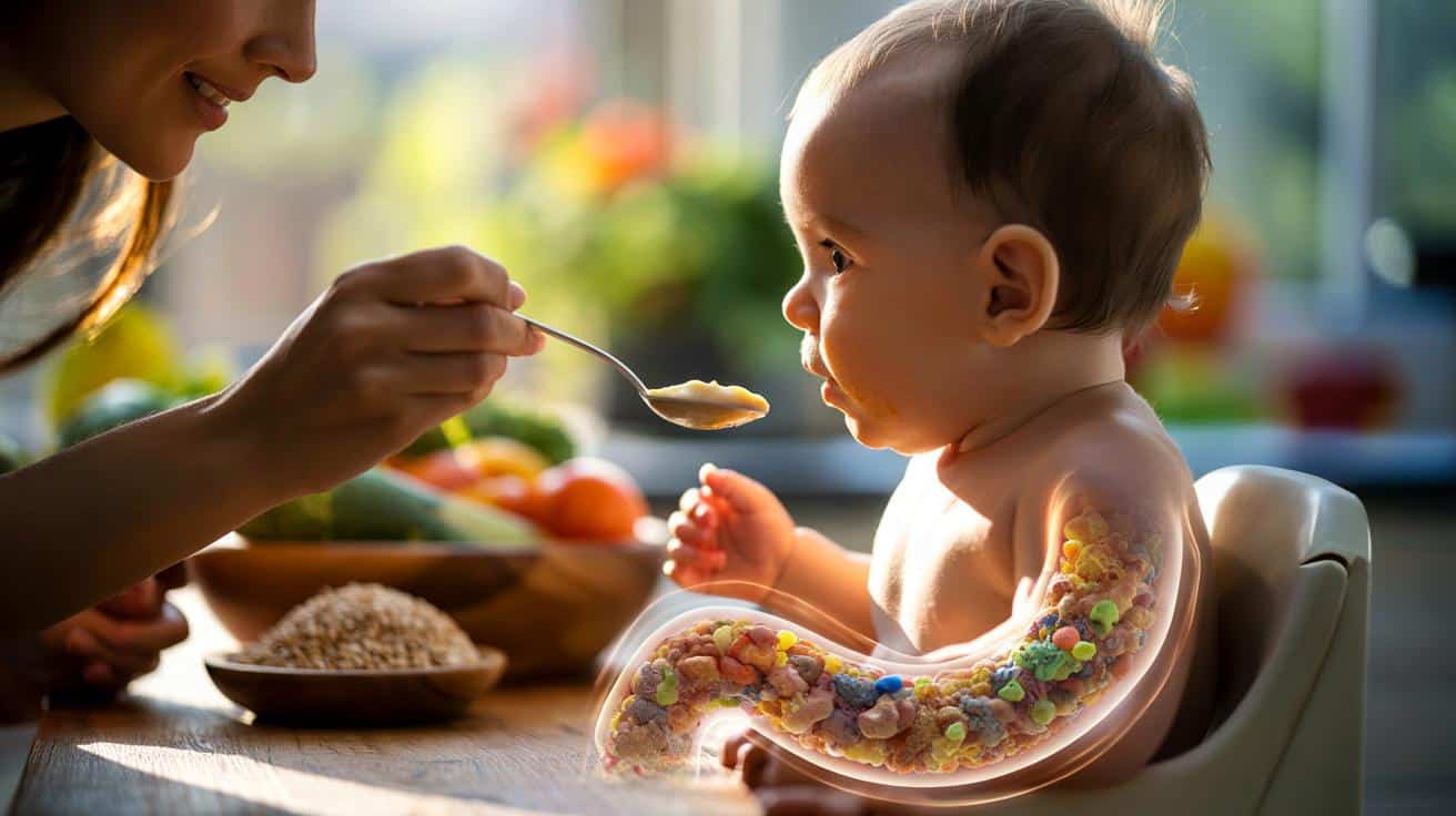 Pierwsza łyżeczka stałego pokarmu może ustawić odporność na całe życie