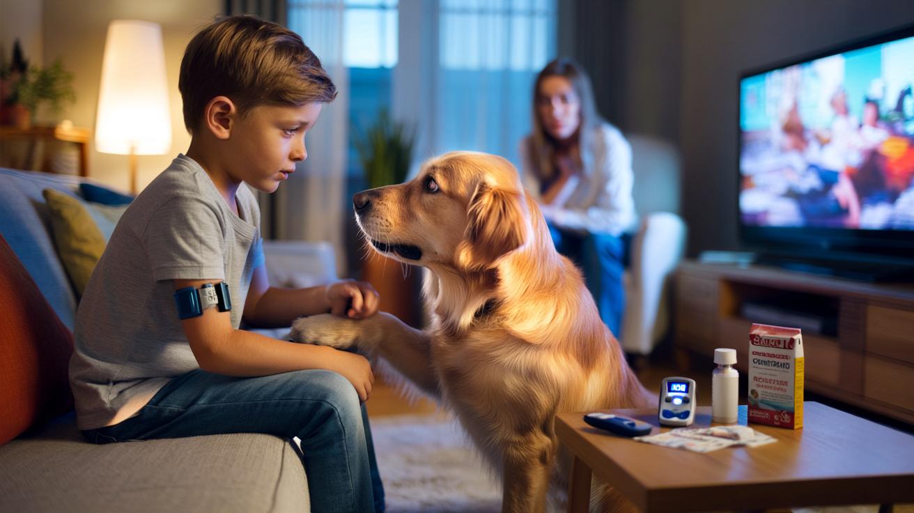 Pies wyczuł niebezpieczeństwo u chorego dziecka i uratował mu życie