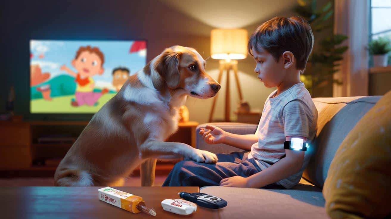 Pies wyczuł zagrożenie u chorego dziecka i uratował mu życie