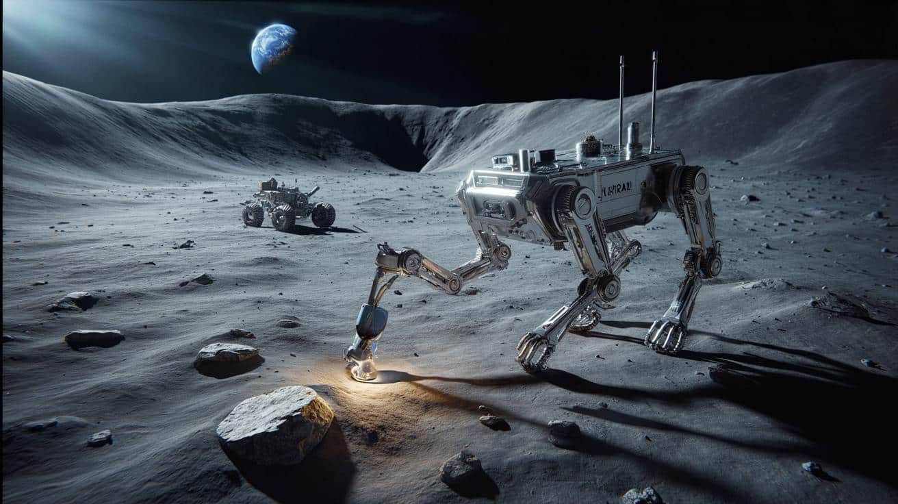 Pies‑robot szybszy niż łaziki: nowy faworyt misji na Księżyc i Marsa