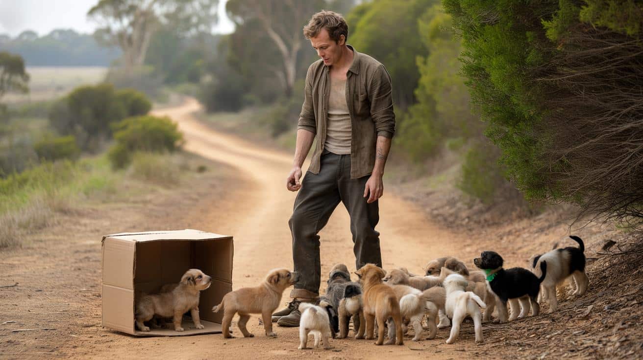 Piętnaście porzuconych szczeniaków otoczyło spacerowicza. Schronisko było w szoku