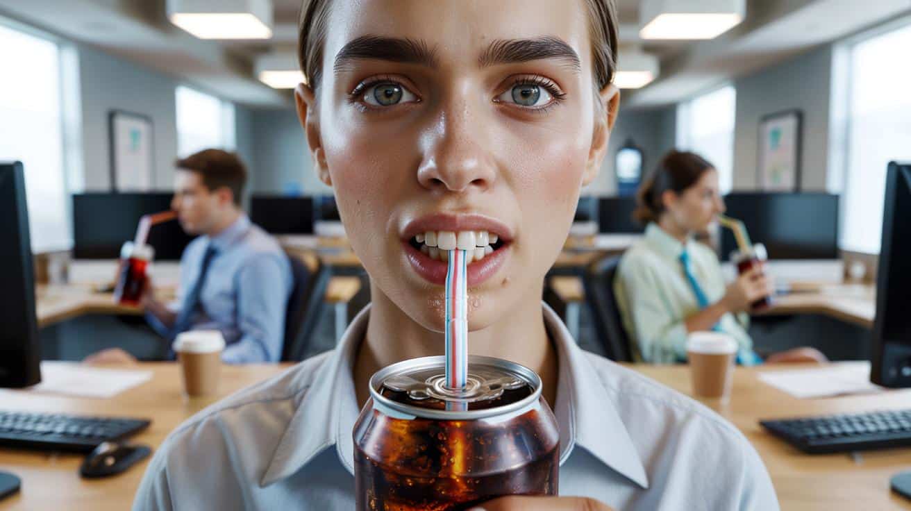 Pijesz napoje gazowane przez słomkę codziennie? Zęby cierpią podwójnie