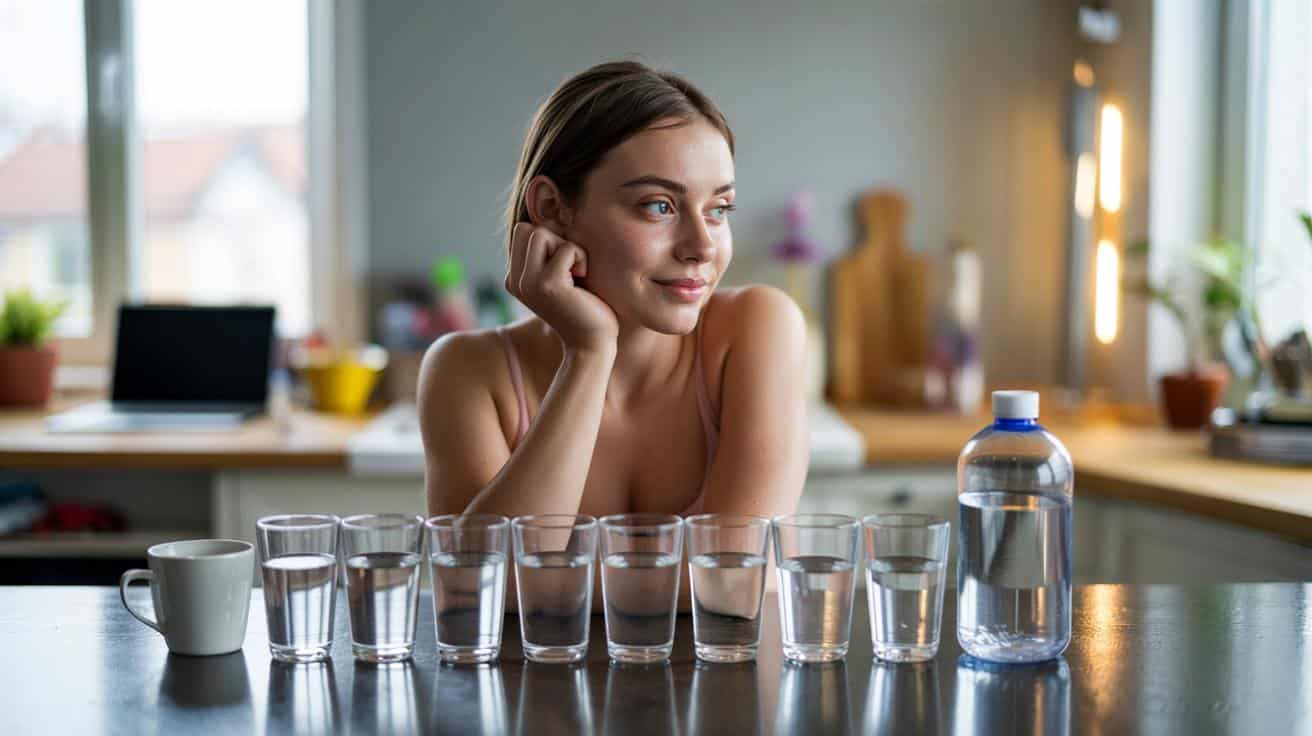 Piłam 8 szklanek wody dziennie przez tydzień. Efekty zaskakują