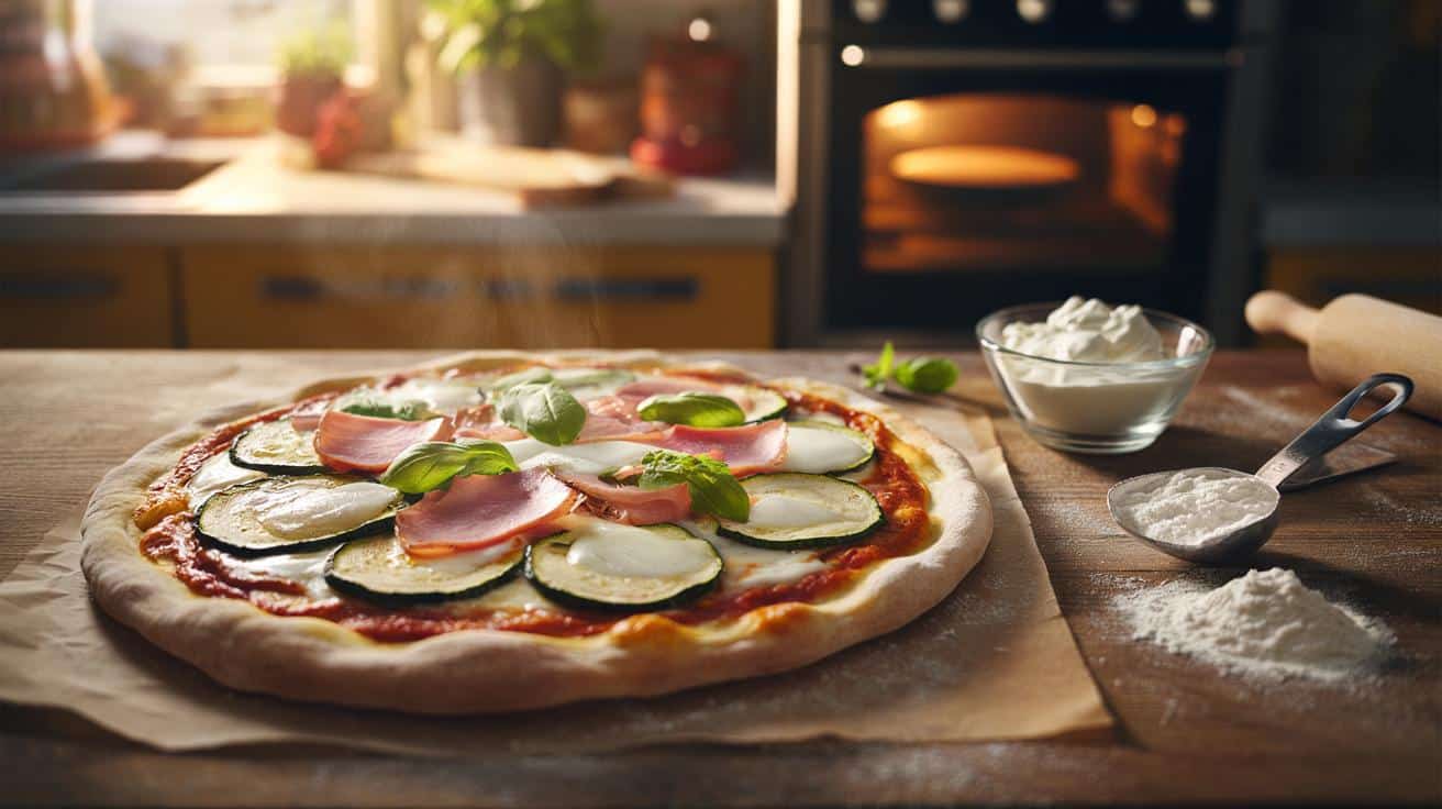 Pizza w 15 minut: błyskawiczne ciasto z jogurtem, bez drożdży