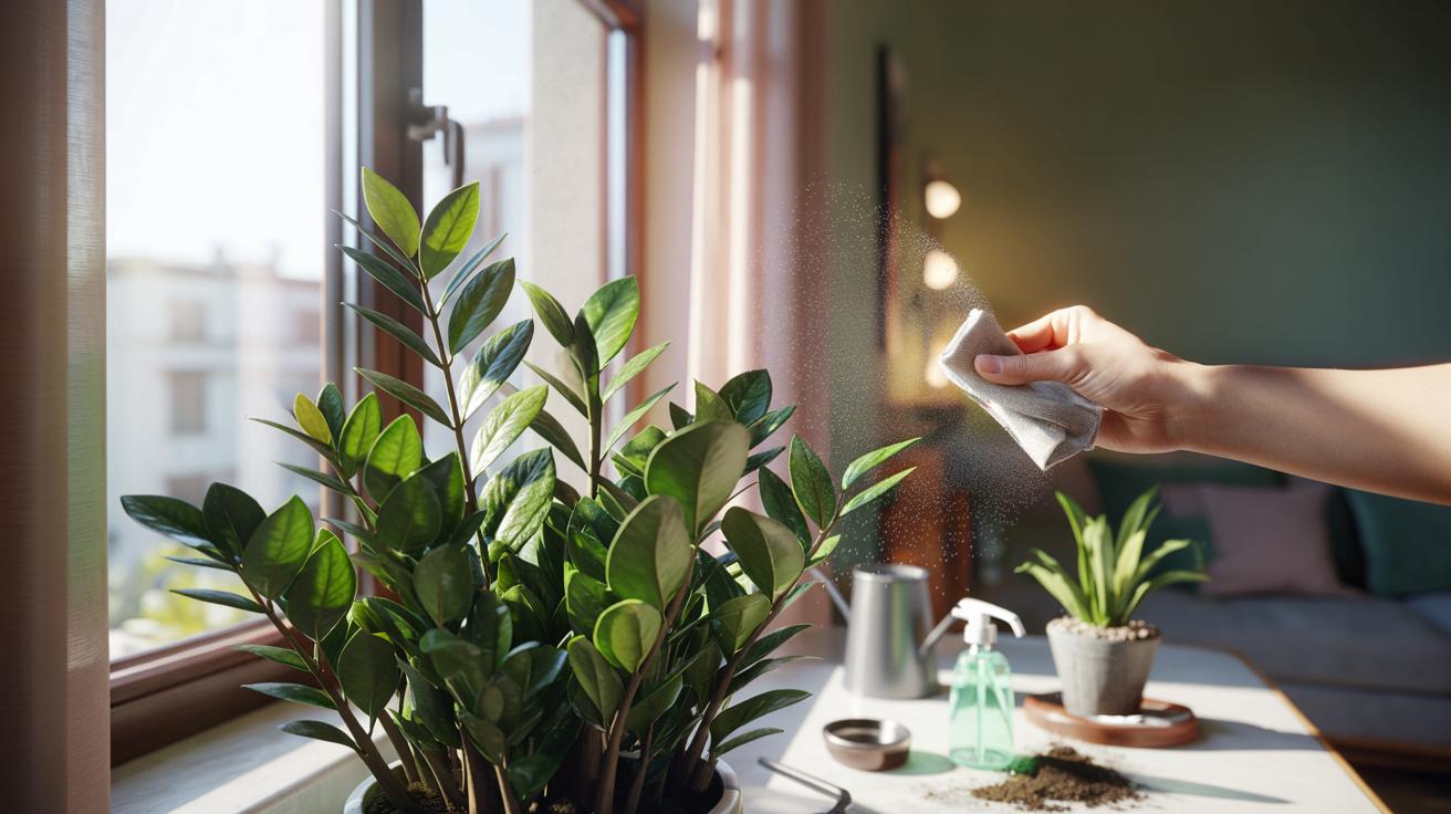 Planta ZZ budzi się po zimie: 6 kroków do gęstych, lśniących liści