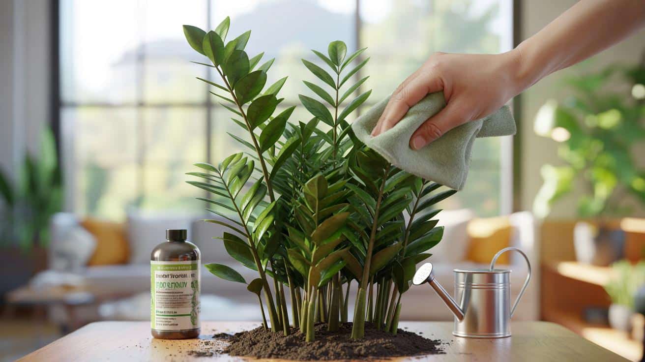 Planta ZZ w marcu: 6 prostych kroków do gęstszych i zdrowszych liści