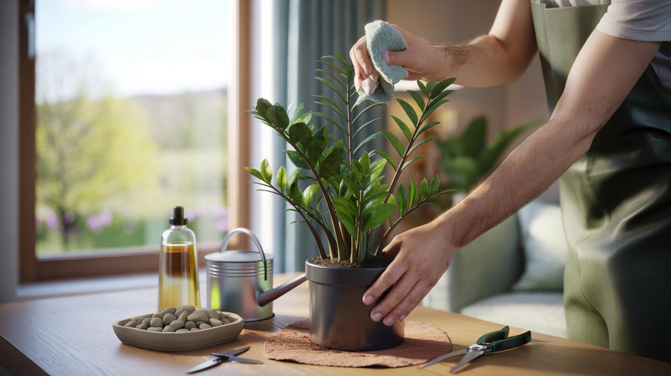 Planujesz w tym roku odświeżyć zamiokulkasa? Zrób te 6 rzeczy do końca marca