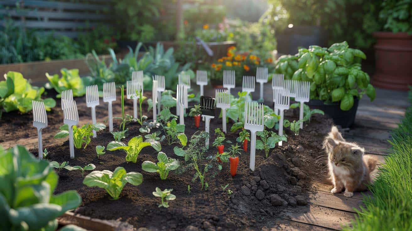 Plastikowy widelec w grządce warzywnej? Sprytny trik ogrodników