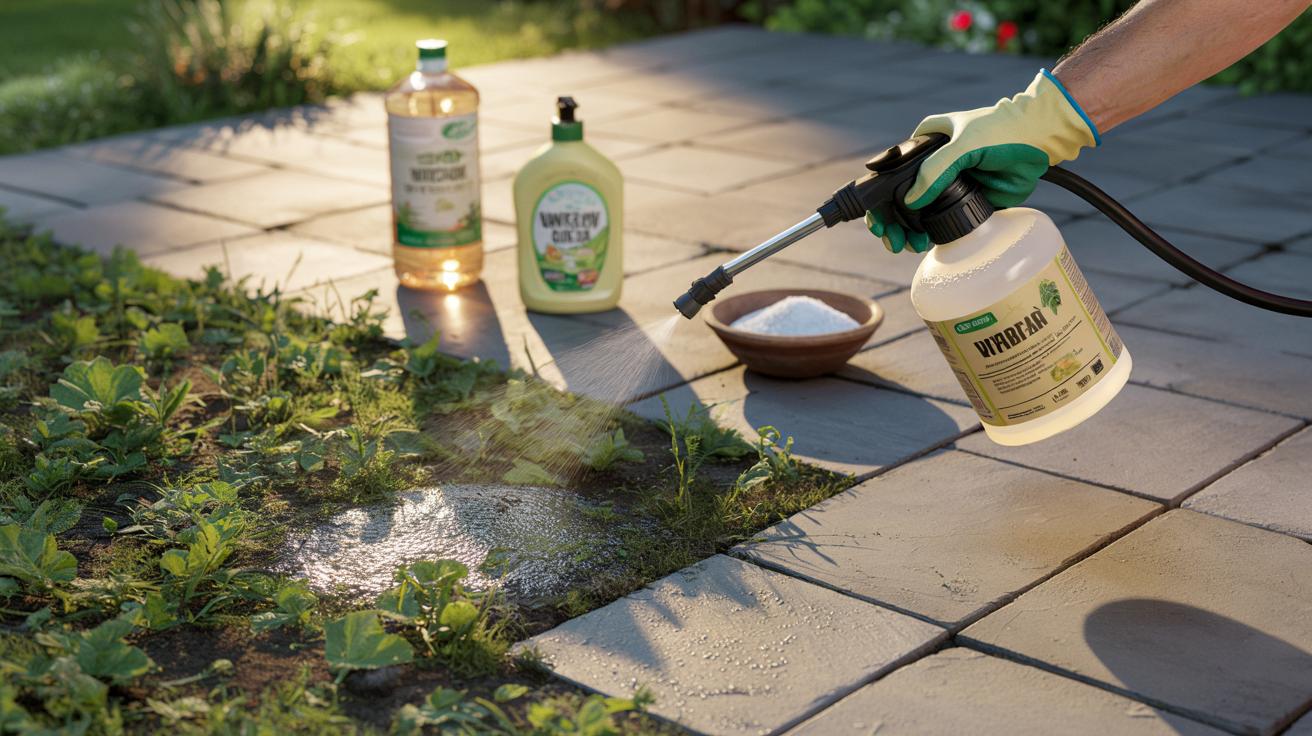 Płytki bez chwastów: trik z kuchni, który działa lepiej niż ocet