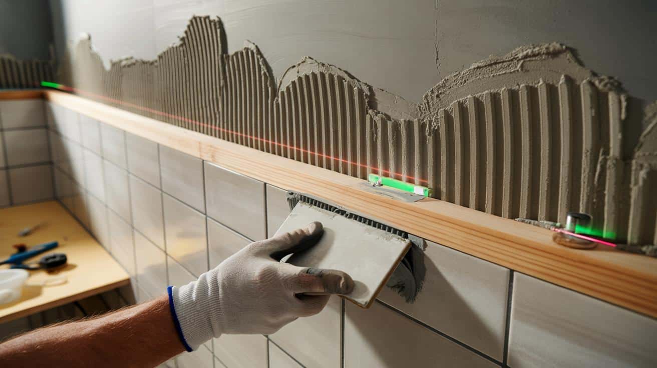 Płytki uciekają po ścianie? Prosty trik, który je zatrzyma