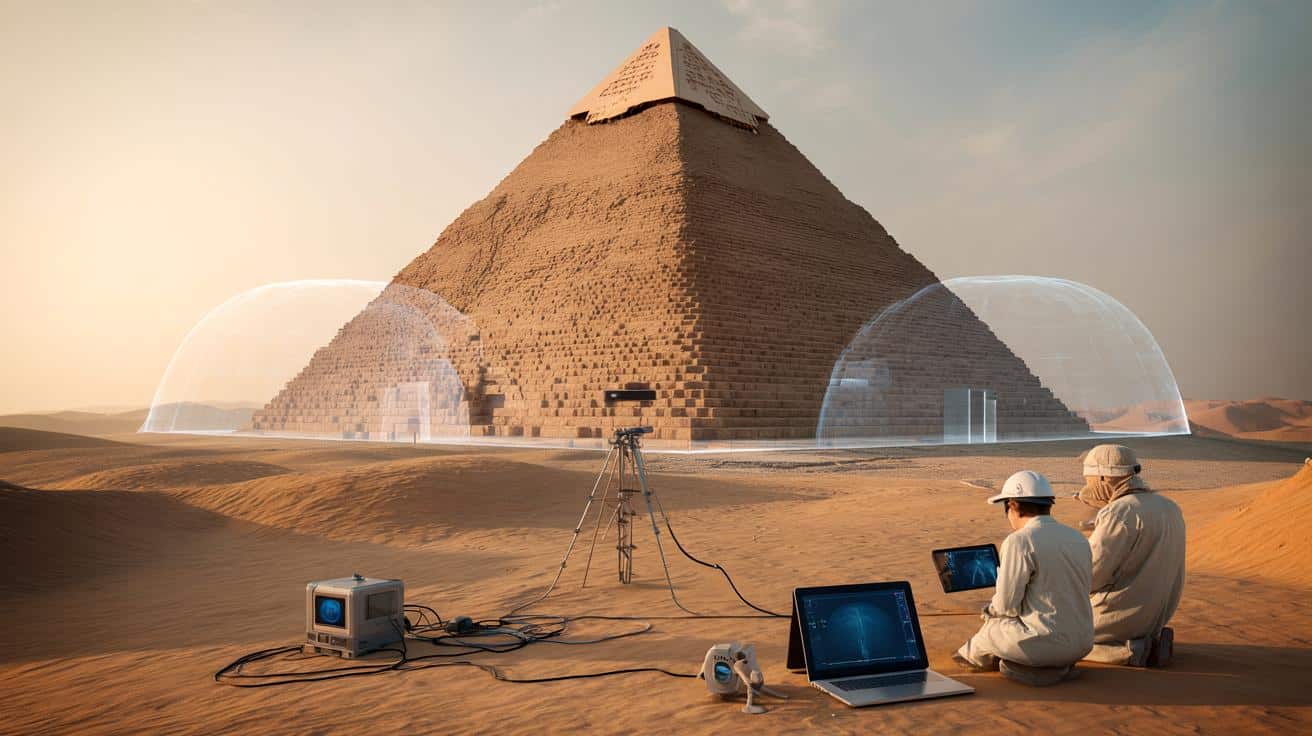 Po 4 tysiącach lat piramida w Gizie odsłania tajemnicze komory