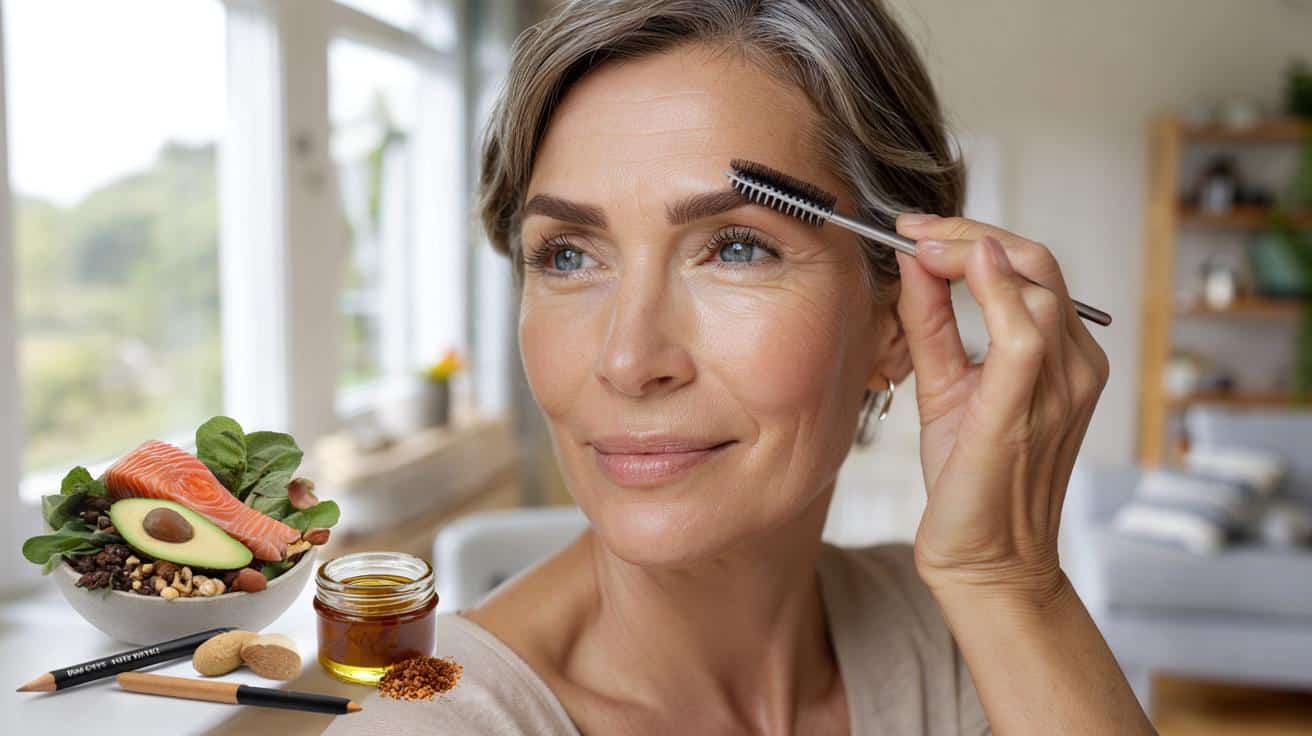 Po 50. roku życia brwi ratują te 3 proste triki