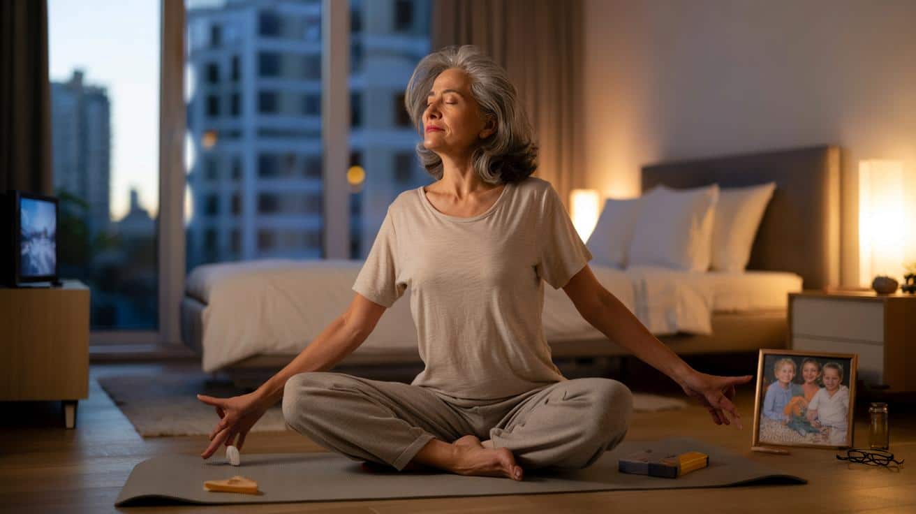 Po 55 roku życia eksperci polecają krótkie ćwiczenia rozciągające przed snem