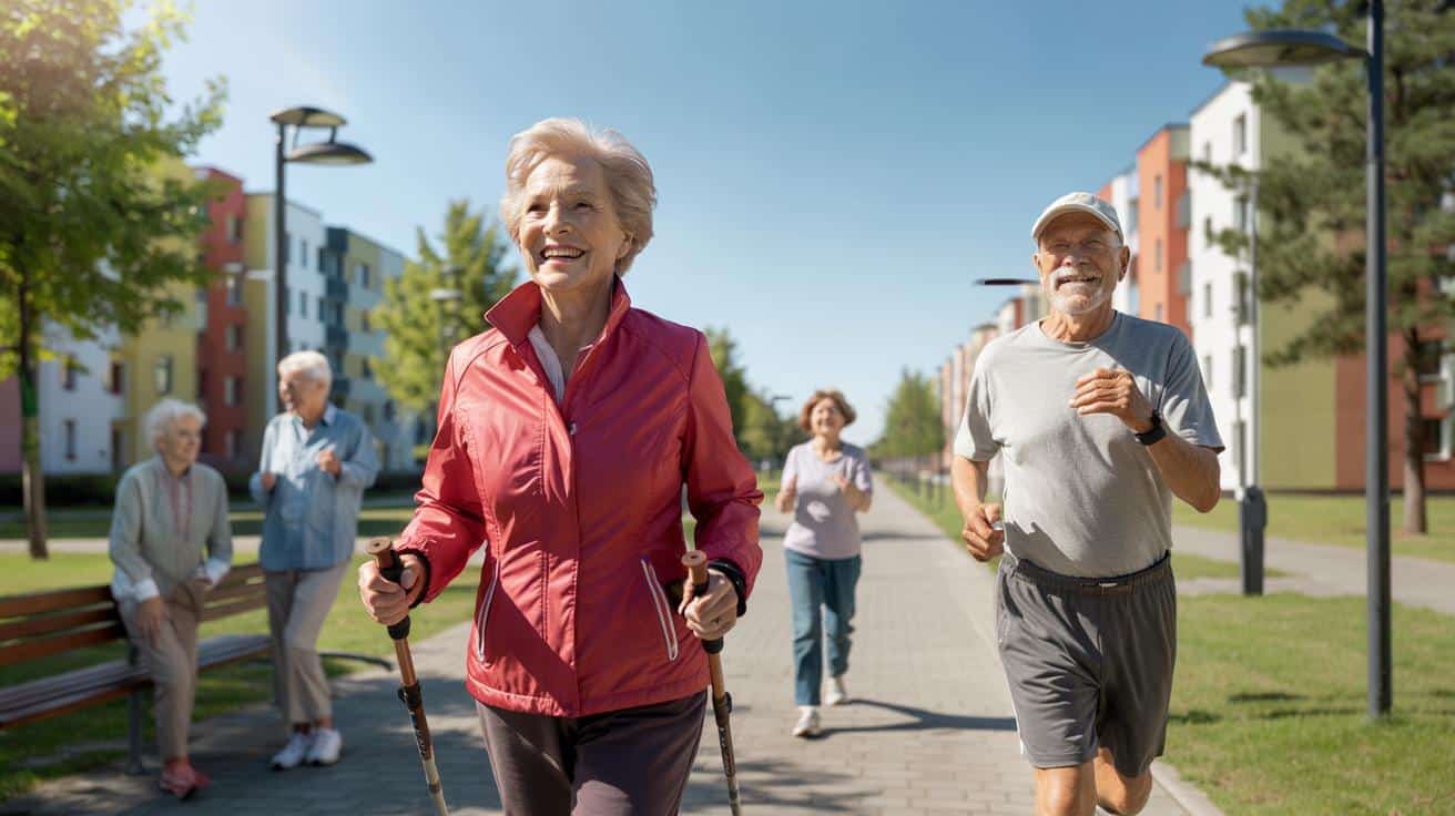 Po 60 roku życia wiele osób zauważa poprawę nastroju po regularnym ruchu