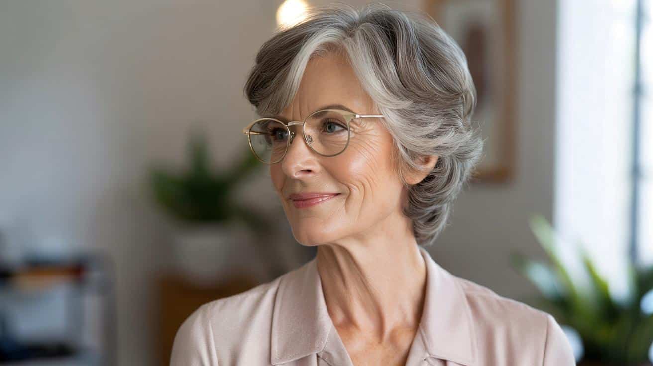 Po 70. urodzinach i w okularach? Ta krótka fryzura odmładza każdą twarz