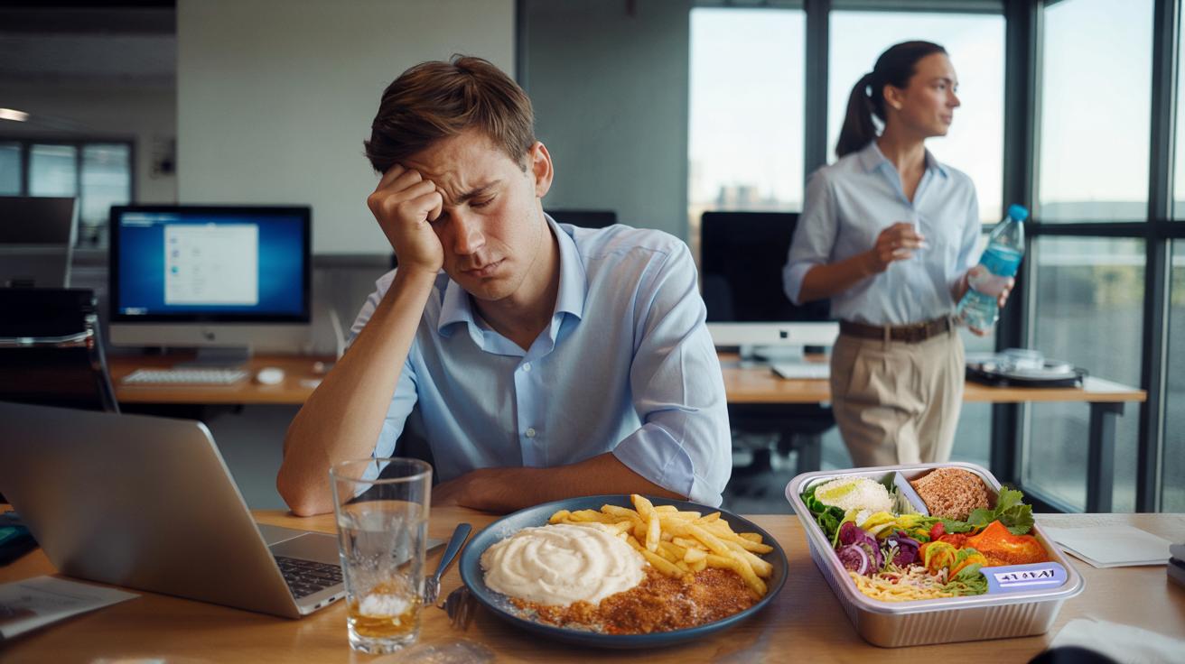 Po obiedzie zasypiasz przy biurku? Winne jest to, co jesz