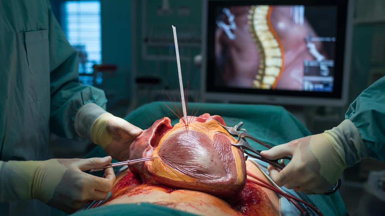 Po operacji kręgosłupa lekarze znajdują cement w sercu pacjenta