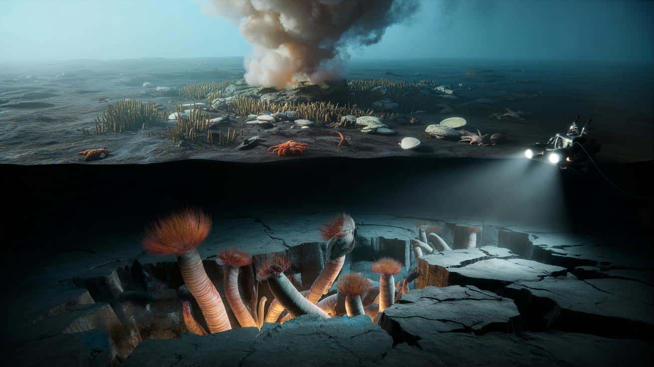Pod dnem oceanu żyją gigantyczne robaki. Naukowcy są w szoku