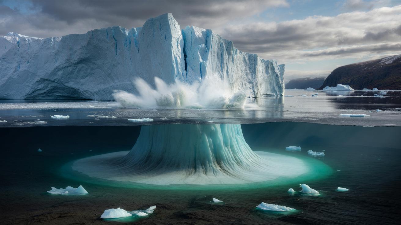 Pod lodem Grenlandii rosną „tsunami” wielkości wieżowców. Lód znika szybciej, niż sądzili naukowcy